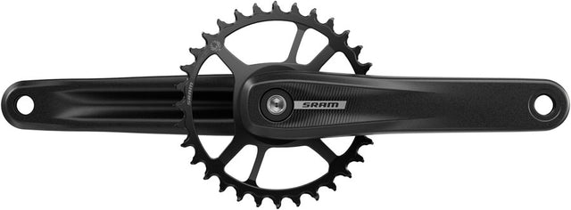 SRAM S100 Eagle Crankset - 170mm 32t Steel Chainring Aluminum Crankarms For Powerspine Bottom Bracket BLK 49mm Chainline B1
