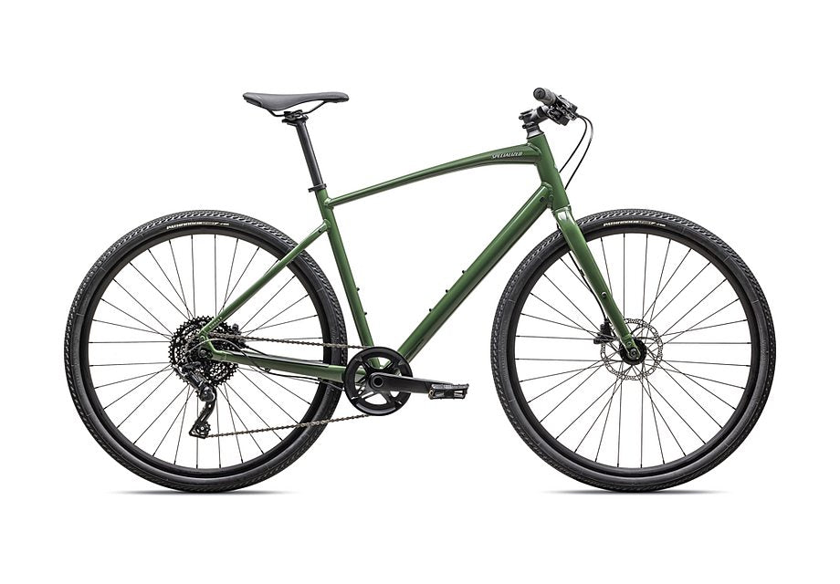 2025 Specialized Sirrus X 3.0 Km Bike Gloss Cypress / Cool Grey Reflective Xxs
