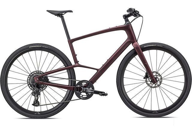 2024 Specialized Sirrus X 5.0 Bike Satin Red Tint / Carbon / Black / Black Reflective L