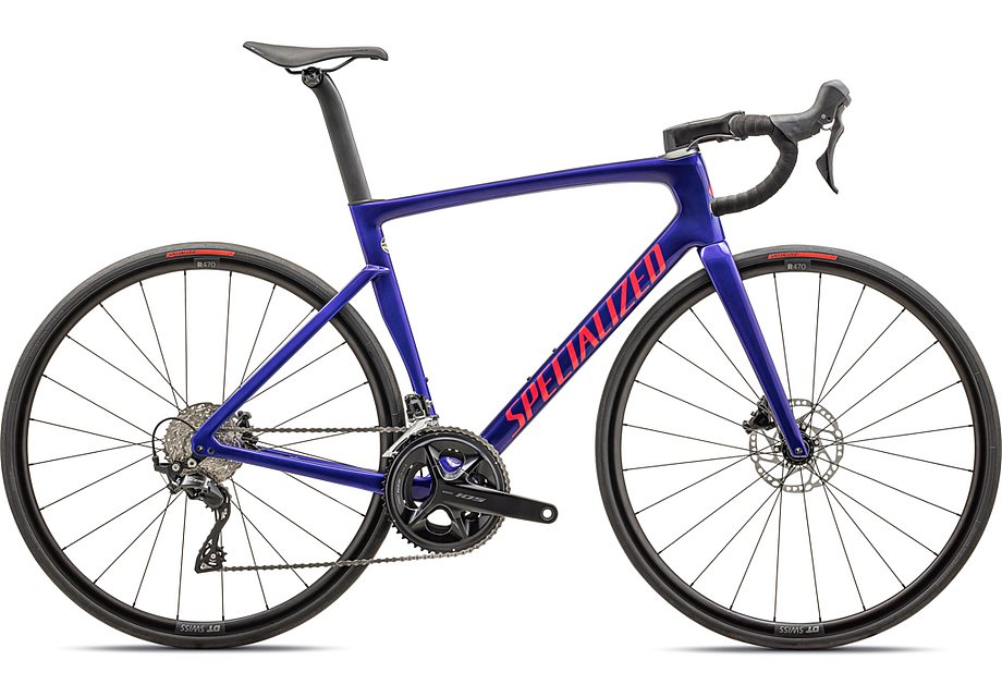 2024 Specialized Tarmac Sl7 Sport Bike Gloss Metallic Sapphire / Vivid Pink 56