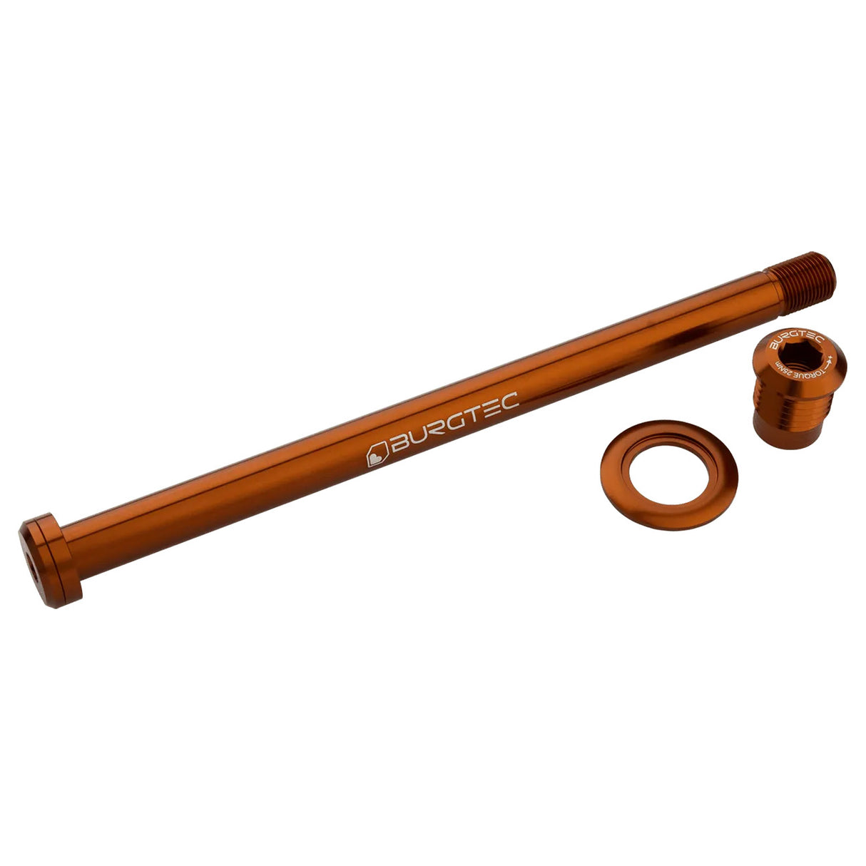Eje trasero Burgtec Trek de 184,5 mm, bronce Kash