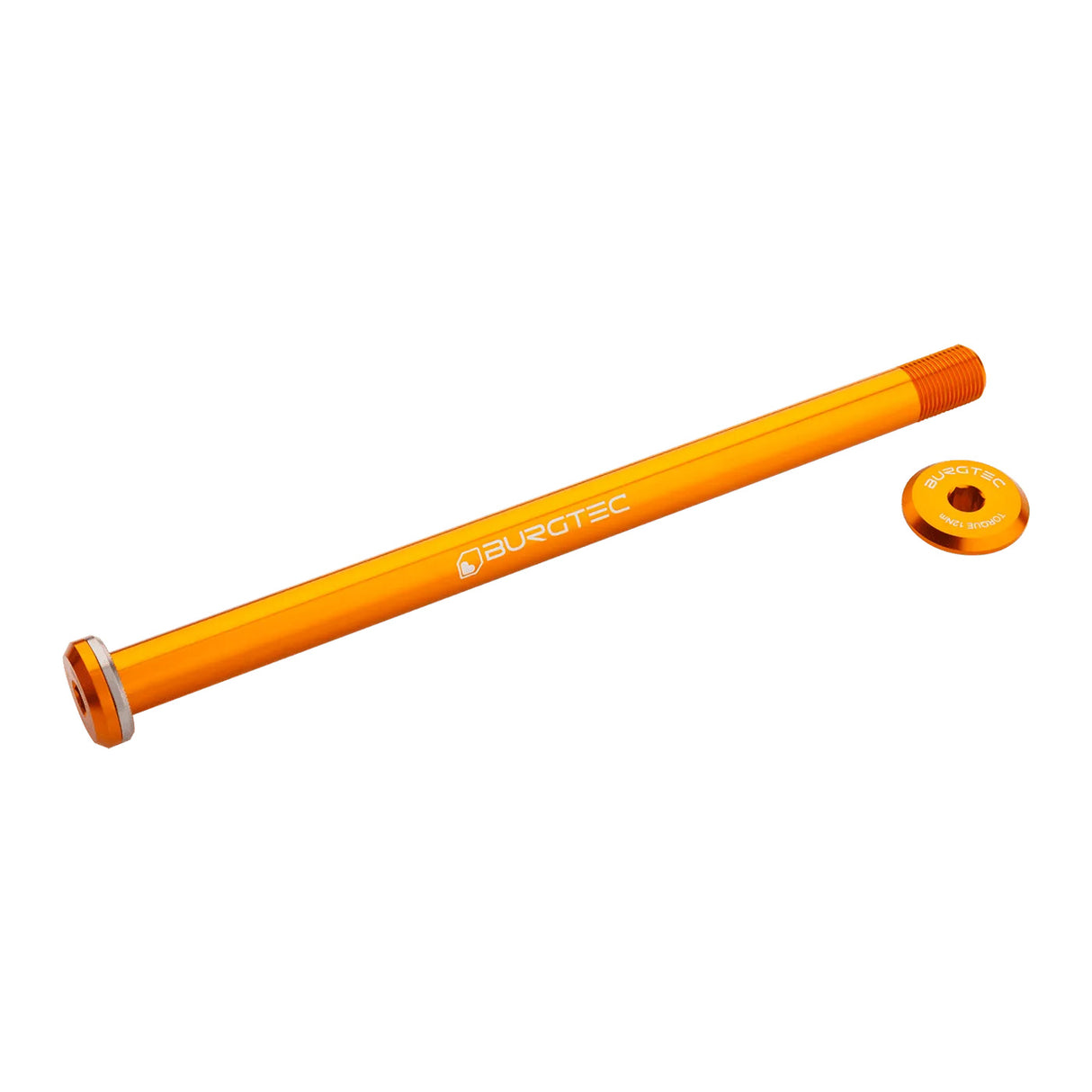 Burgtec Santa Cruz V10 182mm Rear Axle Iron Bro Orange