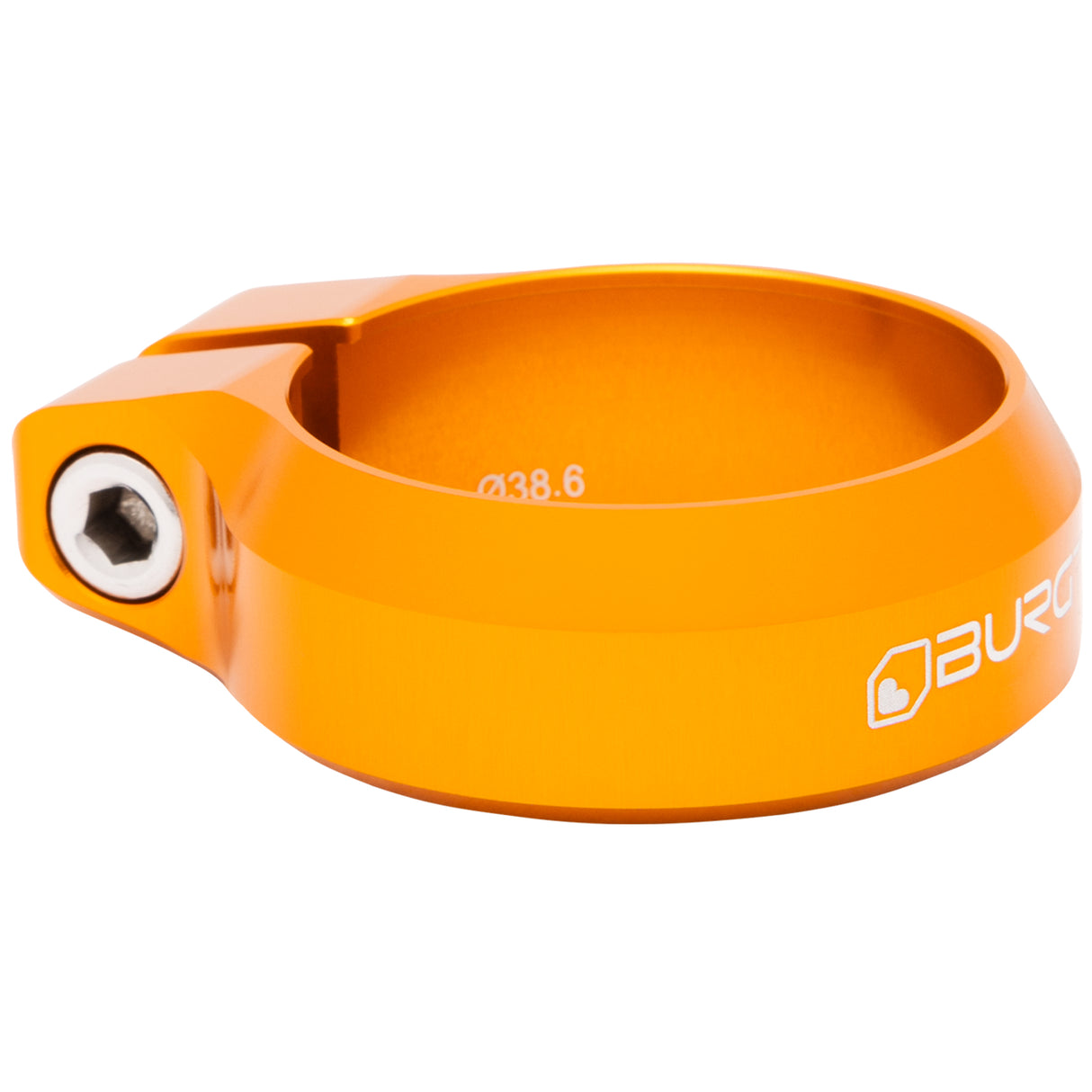 Burgtec Seat Clamp 38.6mm Iron Bro Orange