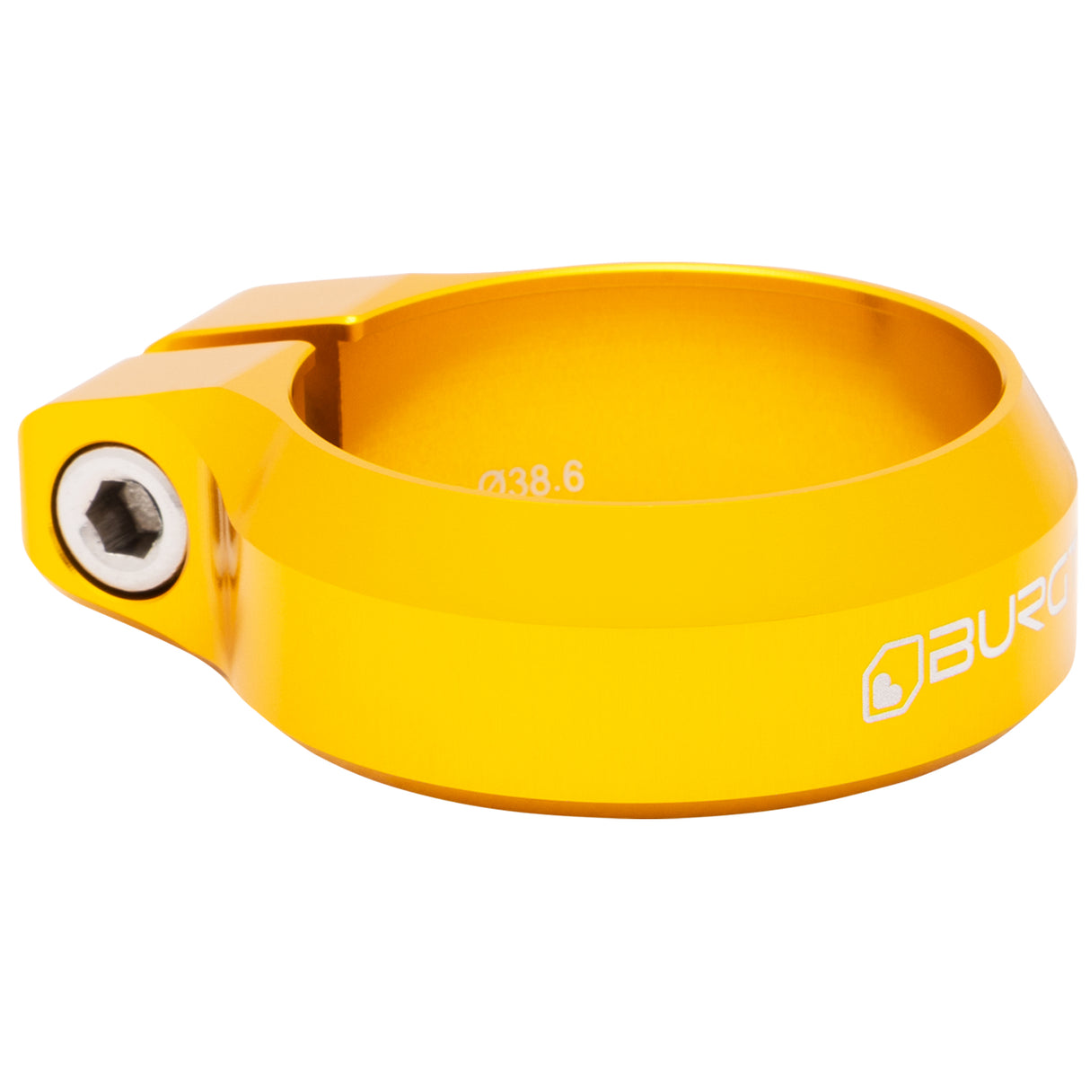 Abrazadera de sillín Burgtec de 38,6 mm Burgtec Bullion Gold