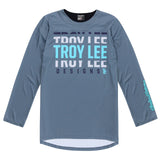 Ruckus 3/4 Jersey Spun Steel Blue