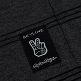 Skyline Short Sleeve Ride Tee Washed Out Dark Cloud