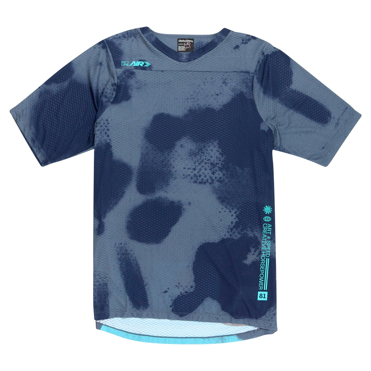 Skyline Air Short Sleeve Jersey Flared Steel