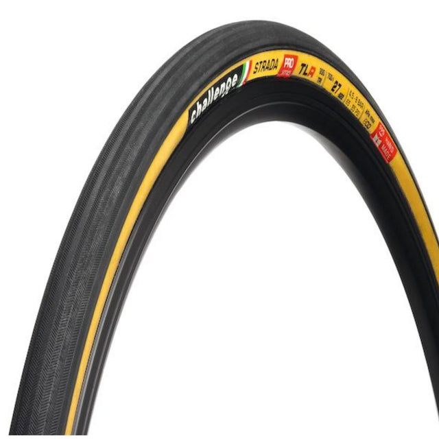 Challenge Tire Strada TLR Pro Tire 700 x 27 Black/Tan