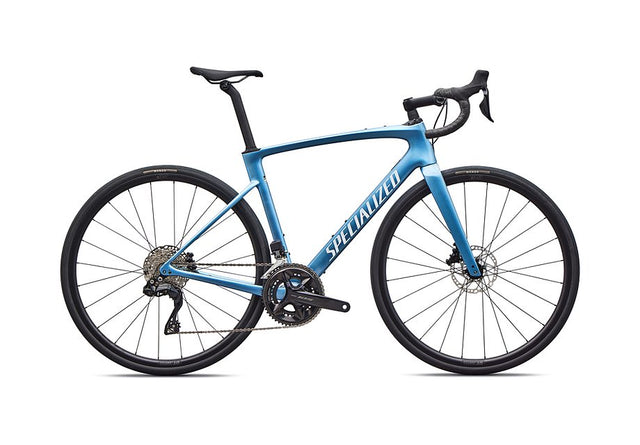2026 Specialized Roubaix Comp Di2 Bike Gloss Glacial Metallic/White 44