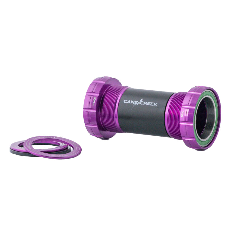 Cane Creek Hellbender 70 Bottom Bracket - English For DUB Spindle Purple