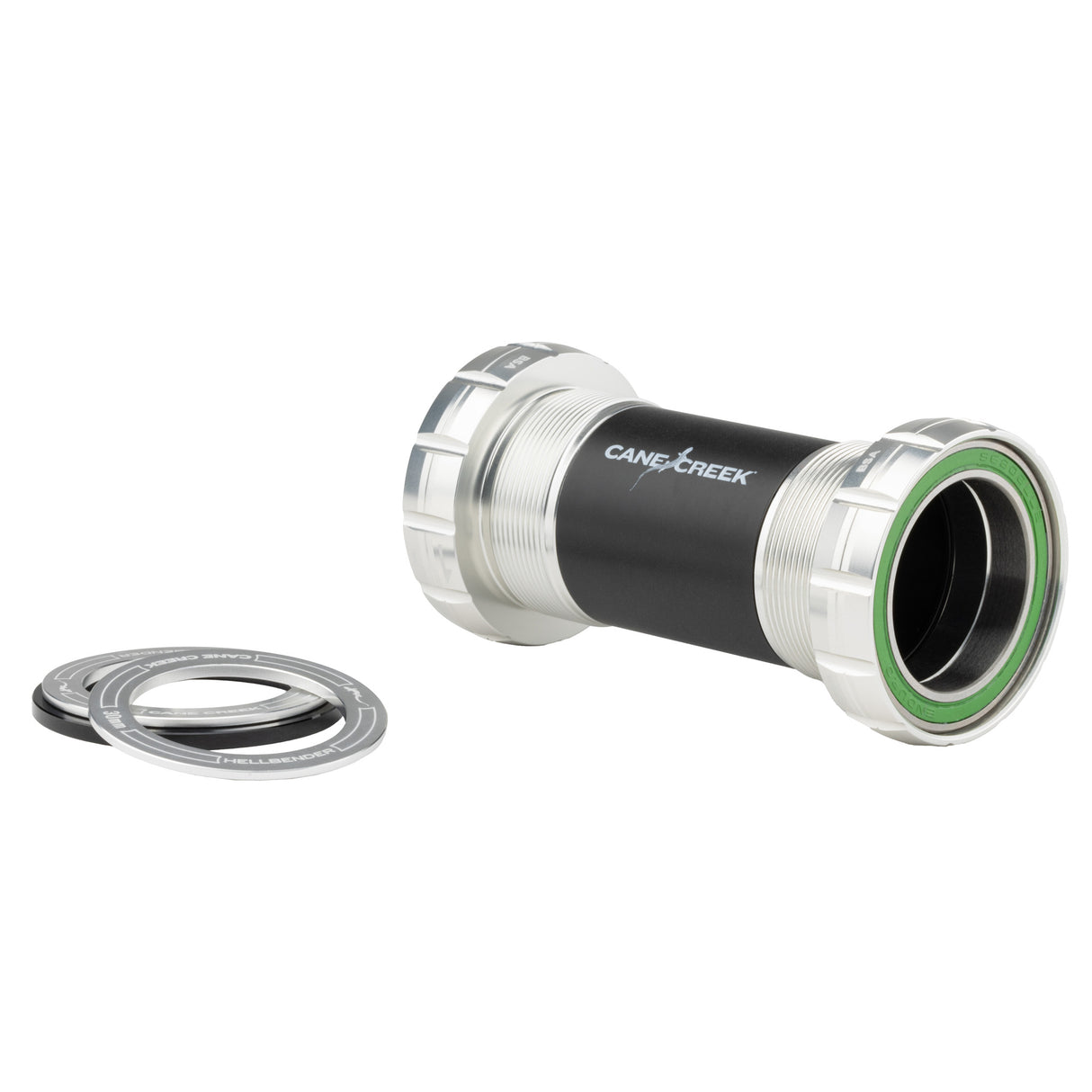 Pedalier Cane Creek Hellbender 70 (en inglés, para eje de 30 mm, plateado)