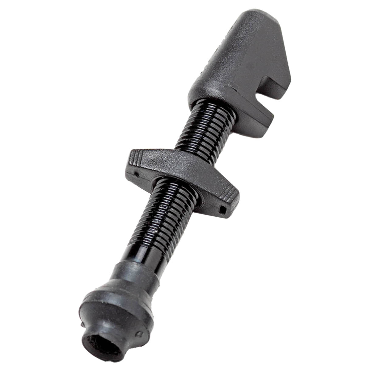 Válvula Tubeless de aleación DT Swiss con tuerca aerodinámica de 32 mm, color negro cada una