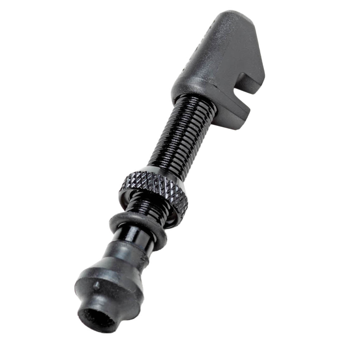 Válvula Tubeless de aluminio DT Swiss - MTB Carretera 18-25 mm Llanta cilíndrica BLK Single