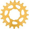 Wolf Tooth Single Speed Aluminum Cog - 20t Compatible with 3/32" Chains Gold