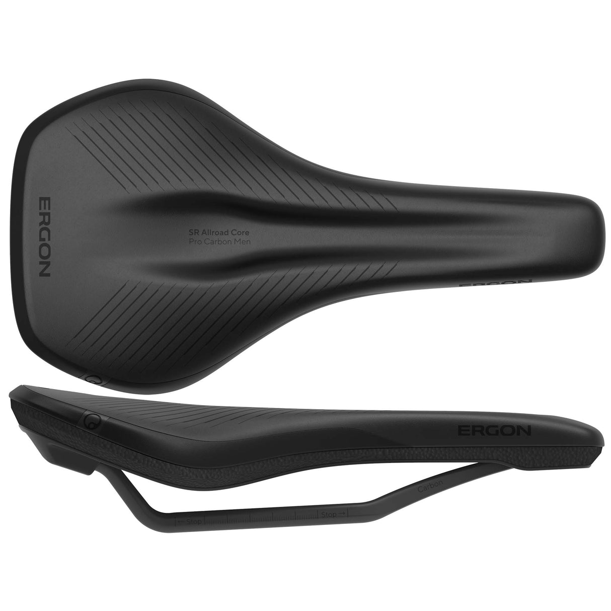Sillín Ergon SR Allroad Core Pro Carbon - Talla S/M Stealth