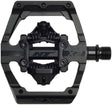 HT Components X2 Pedals - Dual Sided Clipless Platform Aluminum 9/16" Stealth BLK