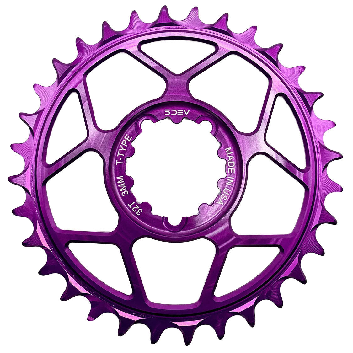 5Dev T-Type 3-Bolt Chainrings