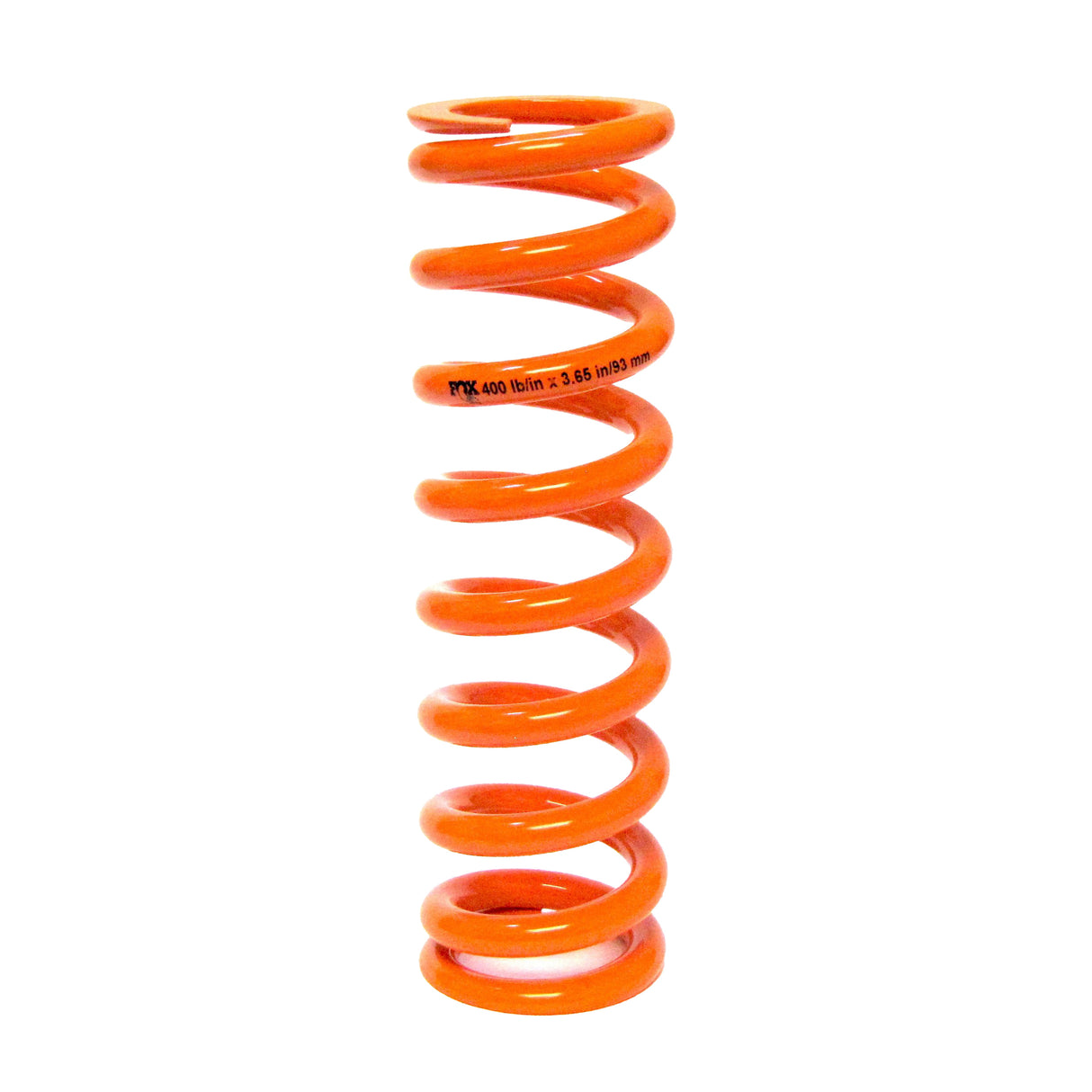 Resorte de amortiguador trasero FOX SLS - 550 lb x 2,4" / 61 mm de carrera, color naranja