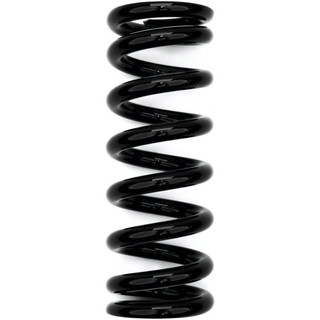 Muelle helicoidal para amortiguador trasero de acero FOX - 650 lb x 2,3" de recorrido, 4,954 TLG, longitud total del muelle, negro