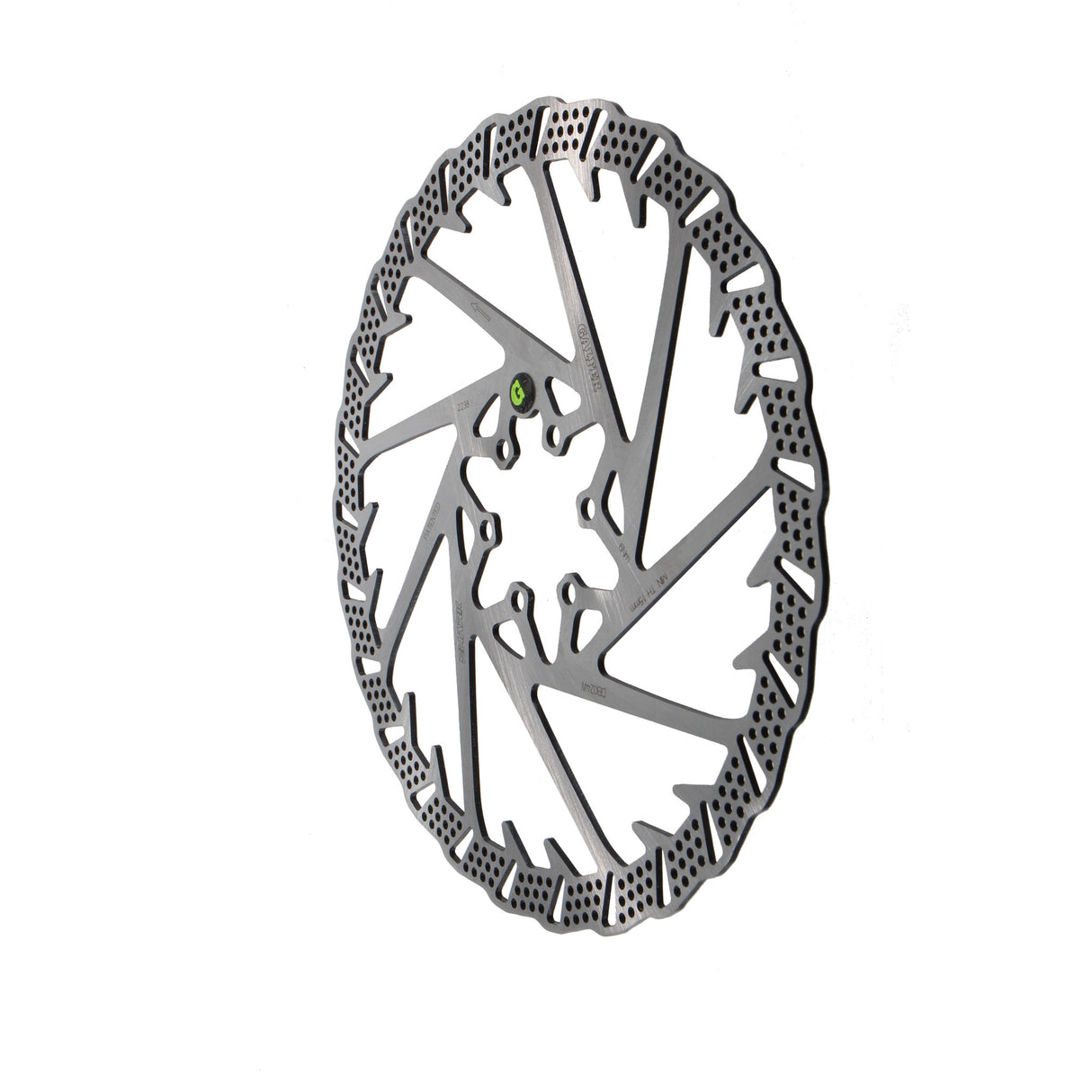 Rotor Galfer de 203 mm, 6 pernos, 2,0 mm, color plata tiburón