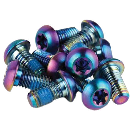 Kit de pernos de rotor SRAM Titanium T25 - Arcoíris (12 unidades)