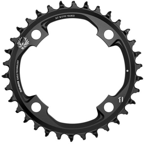 Plato SRAM X-Sync 2 Eagle - 32 dientes, 104 mm BCD, 12 velocidades, aluminio, negro Mahle