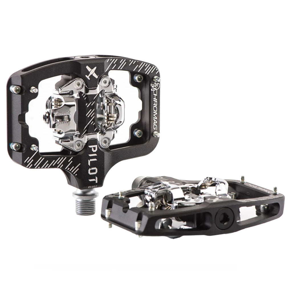 flat pedal mit spd klick system Chromag Pilot Pedals Black