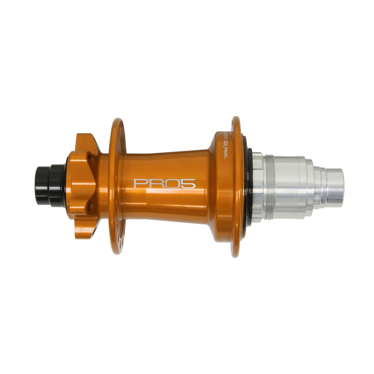 Buje trasero Hope Pro 5 - 12 x 148 mm, 6 tornillos, XD, naranja, 32 agujeros