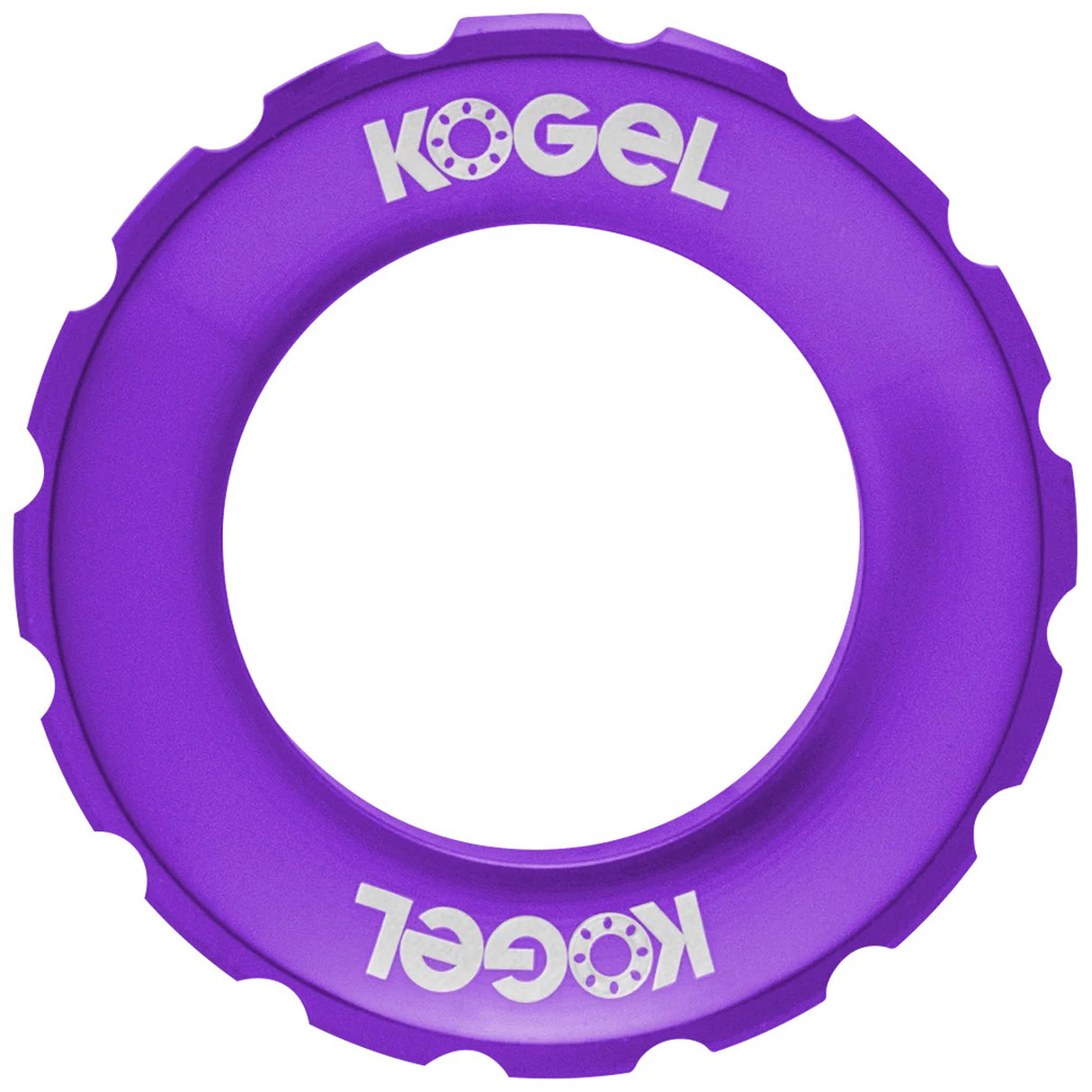 Anillo de bloqueo del rotor con bloqueo central de Kogel Bearings, color morado