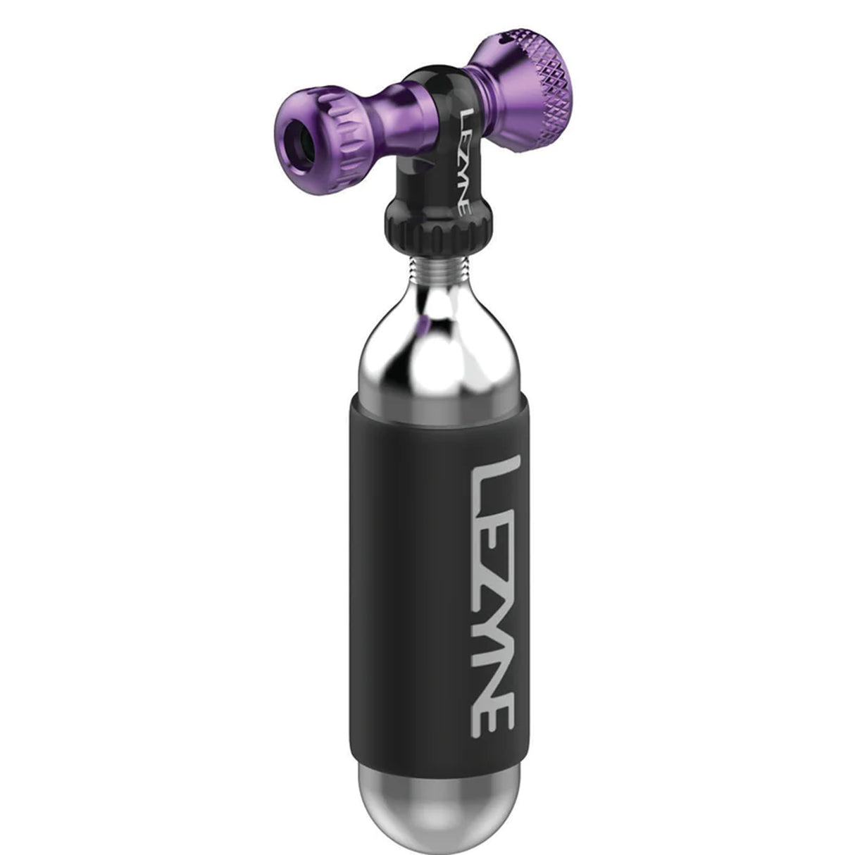 Inflador de CO2 Lezyne Control Drive con cartucho de 25 g, color rojo