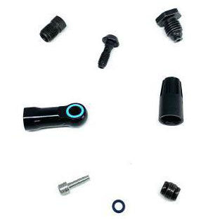 Adaptador de tubo Magura de 90 grados, serie MT, negro