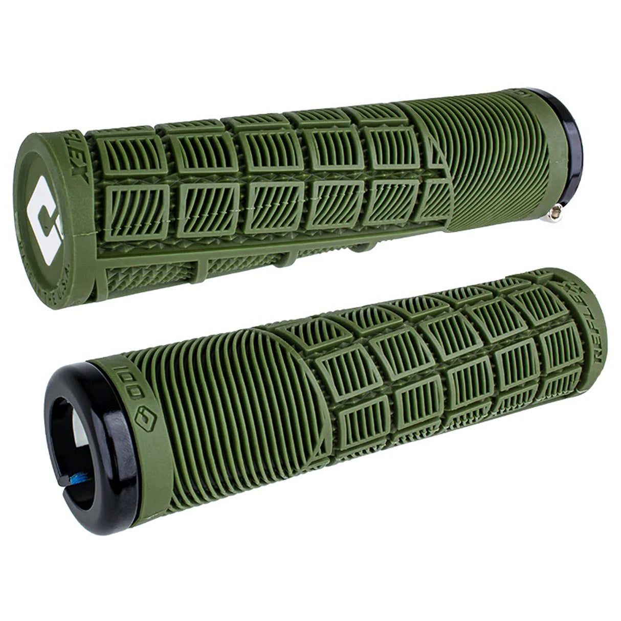 ODI Reflex v2.1 XL Lock-On Grips - Round 135mm - White/Black