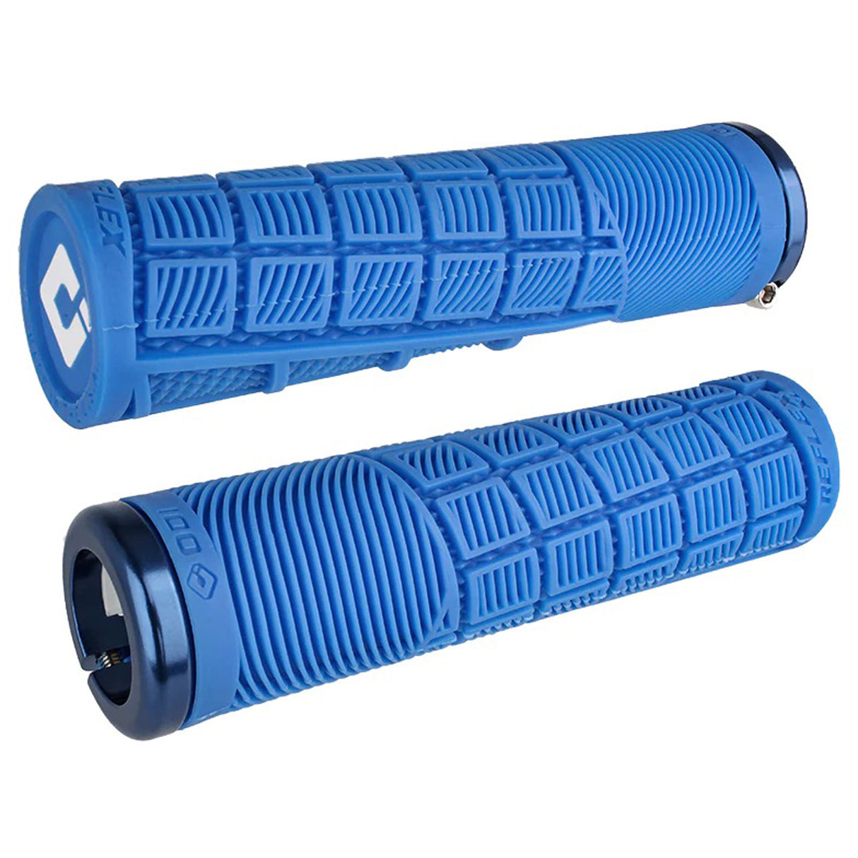 ODI Reflex v2.1 XL Lock-On Grips - Round 135mm - White/Black