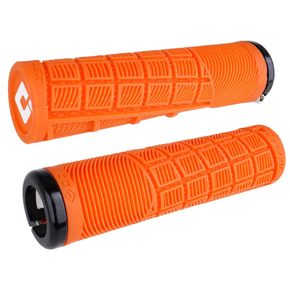 ODI Reflex v2.1 XL Lock-On Grips - Round 135mm - White/Black