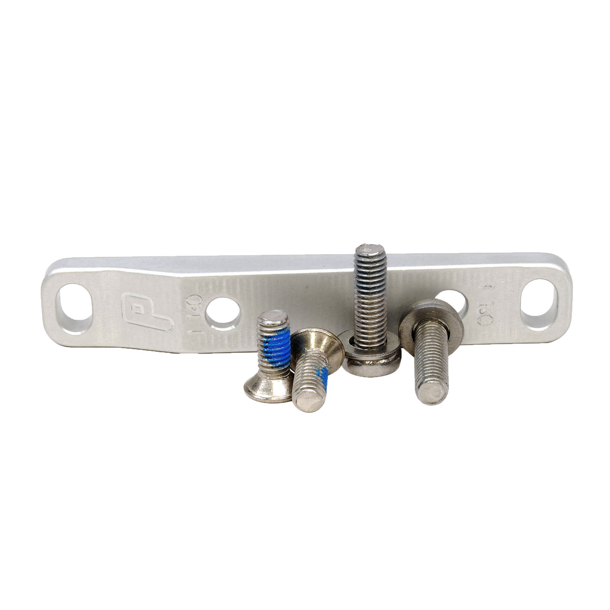 Soporte de montaje plano delantero Paul Components 140/160 mm con pernos plateados