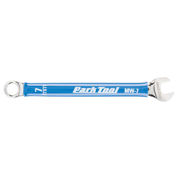 Llave métrica Park Tool MW-7 de 7 mm, azul/cromada
