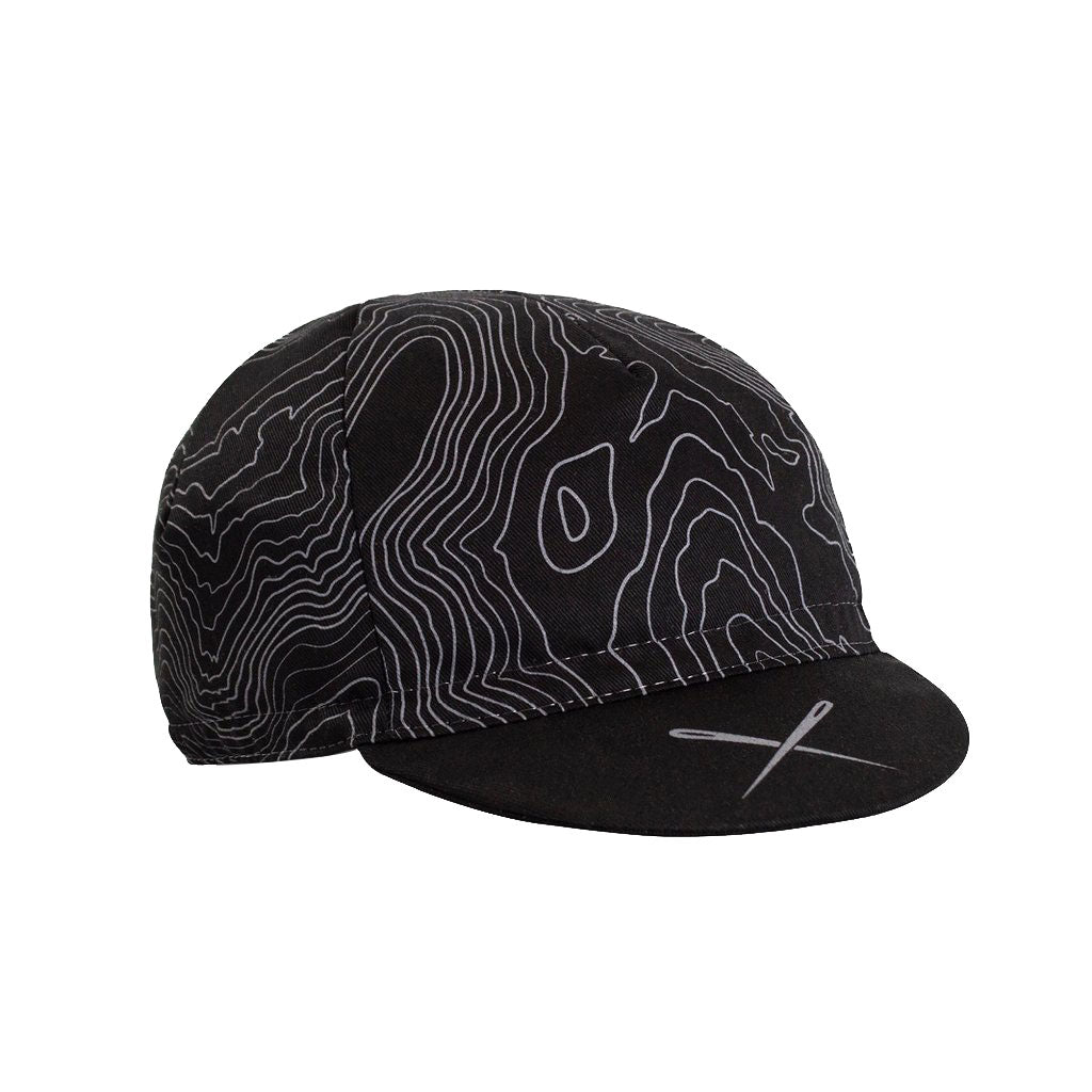 Gorra de ciclismo Restrap Yorkshire Contours negra - Talla única