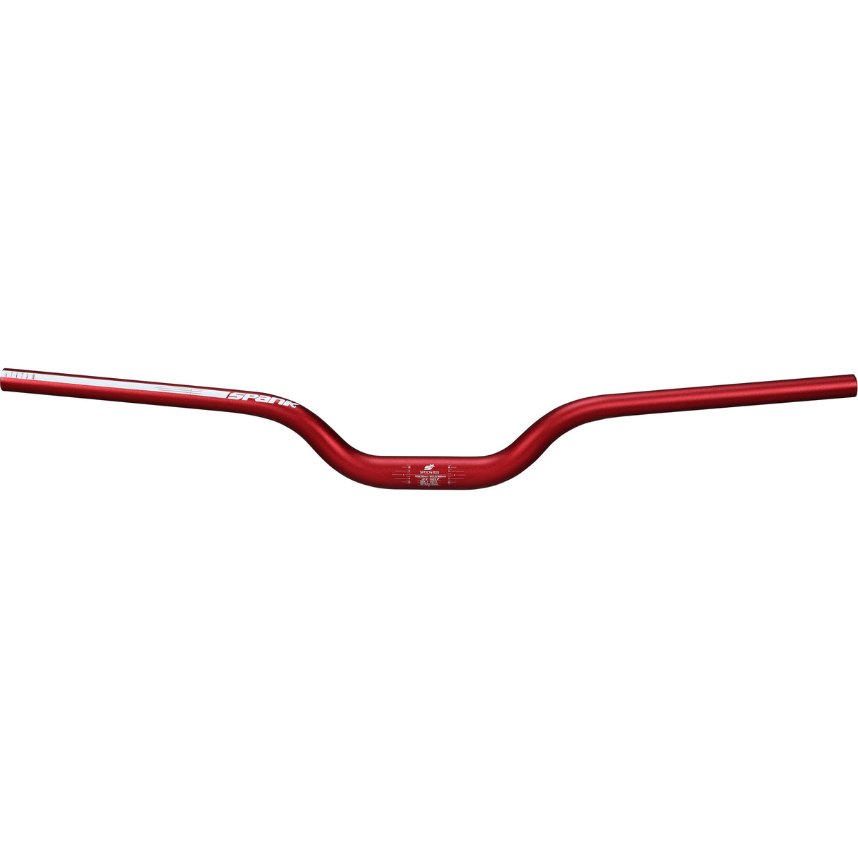 Manillar Spank Spoon 800 - Abrazadera de 31,8 mm, 800 mm, elevación de 60 mm, color rojo