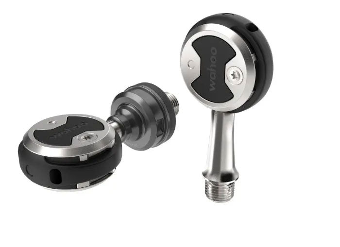 Wahoo Fitness Power Zero Single-Sided Power Pedals - Dual Sided Clipless Composite 9/16" BLK Pair Single-Sensing Speedplay