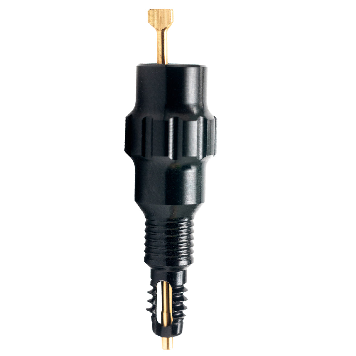 Kit de carcasa de vástago de válvula Stans Tubeless Exo-Core - Aleación negra, compatible con válvulas Universal+
