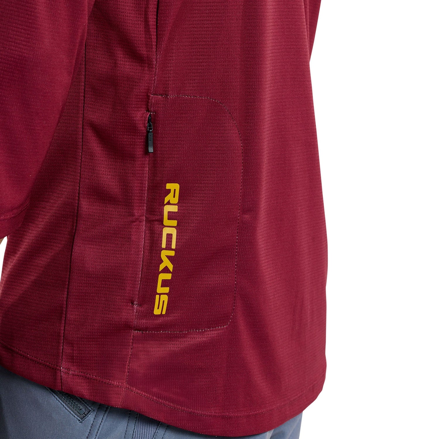 Ruckus 3/4 Jersey Spun Oxblood
