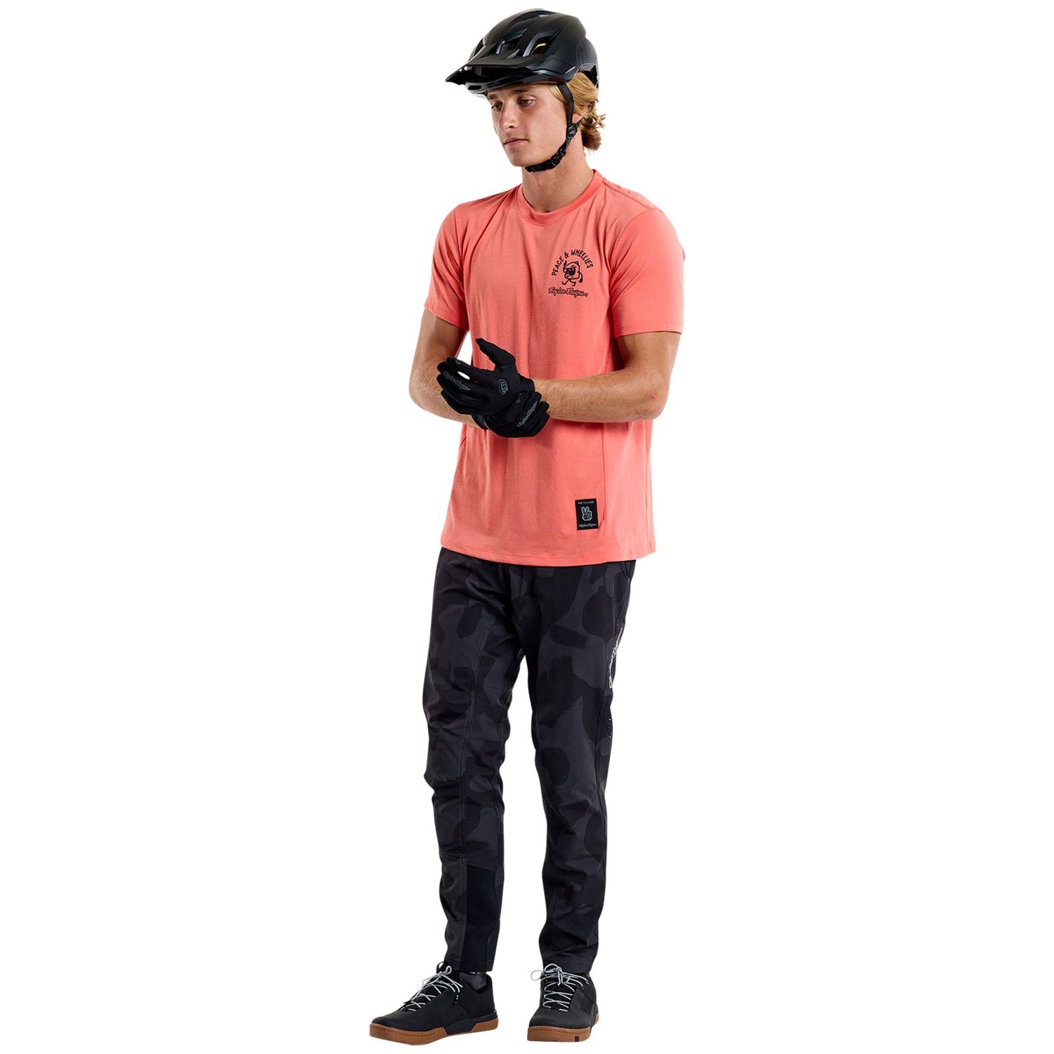 Skyline Short Sleeve Ride Tee P&W Melon