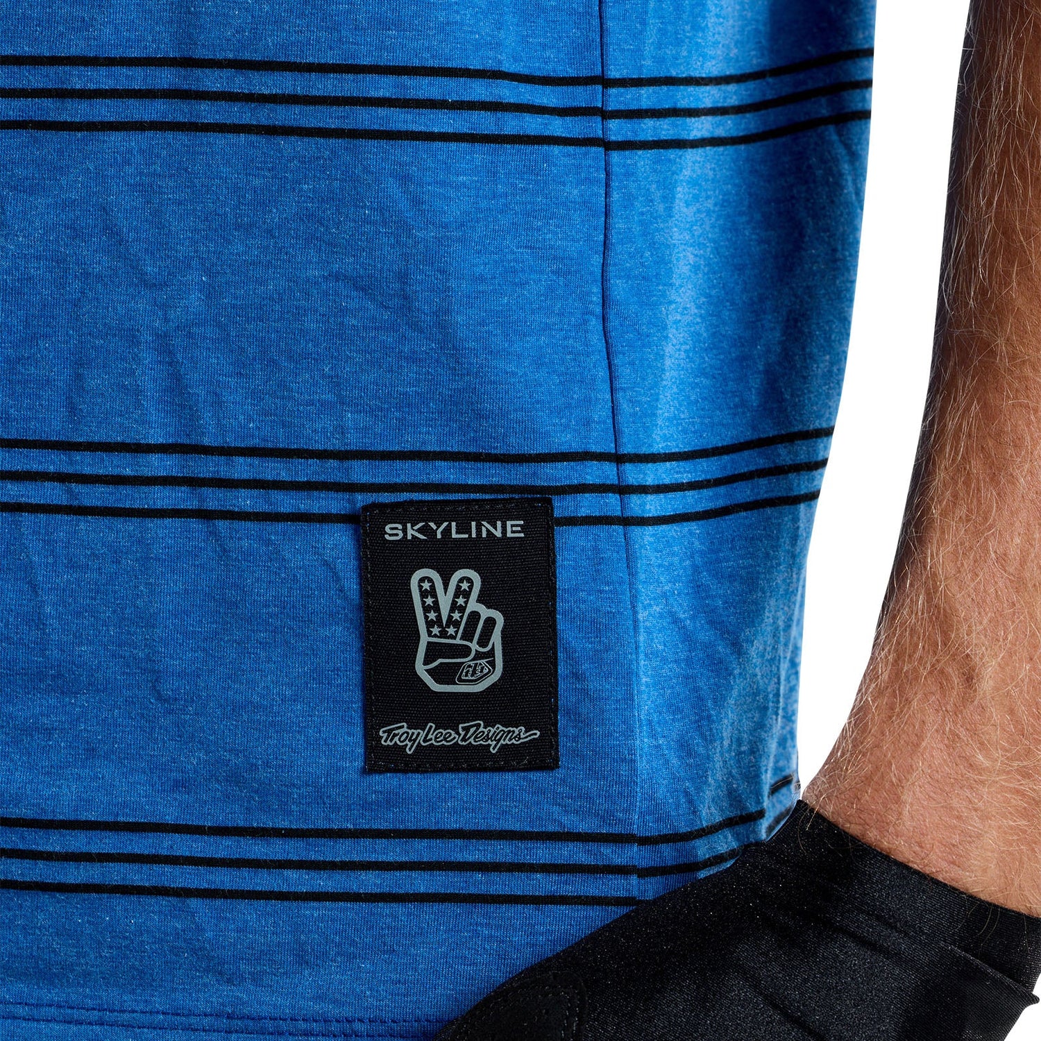 Skyline Short Sleeve Ride Tee Washed Out Cobalt
