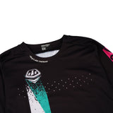 Youth Sprint Jersey Full Pull Black