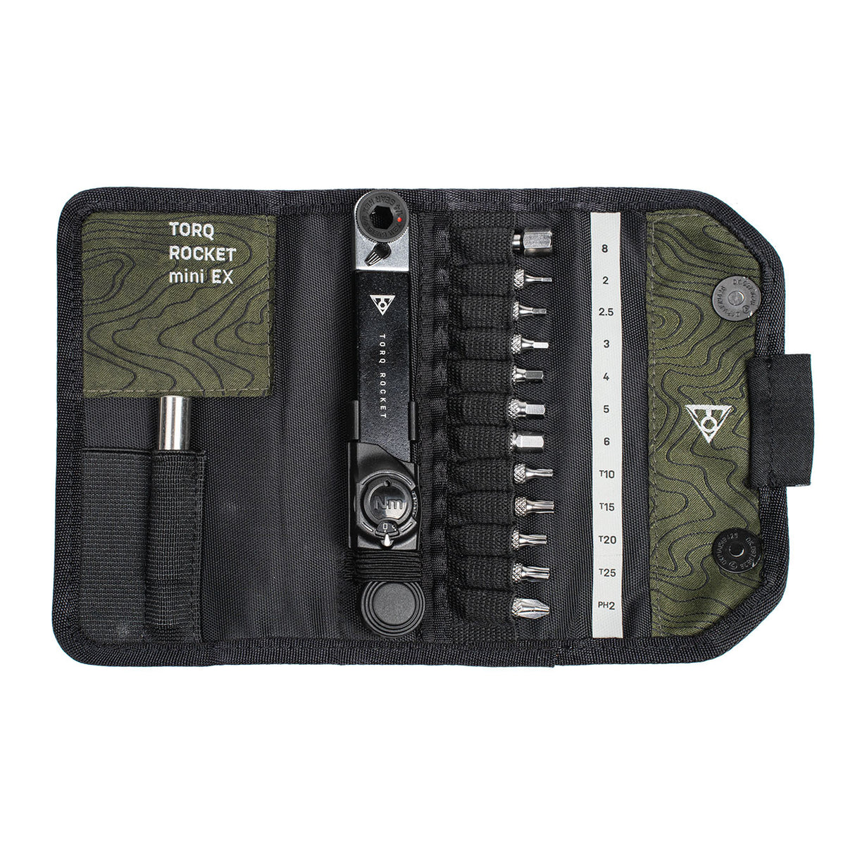 Kit de herramientas de trinquete Topeak Torq Rocket Mini X