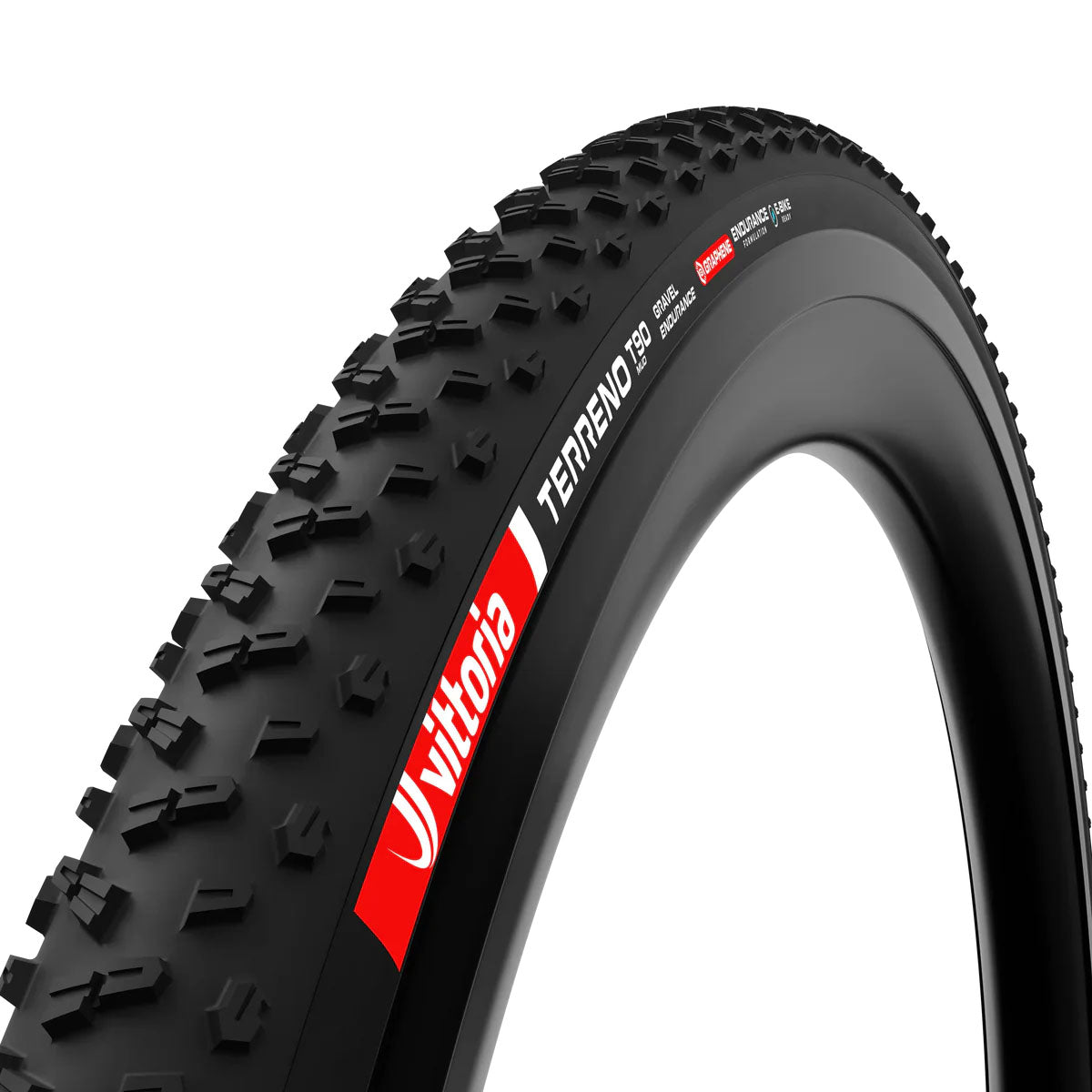 Neumático para barro Vittoria Terreno T90 - 700 x 45, plegable, sin cámara, negro, para grava, resistencia, grafeno G2.0