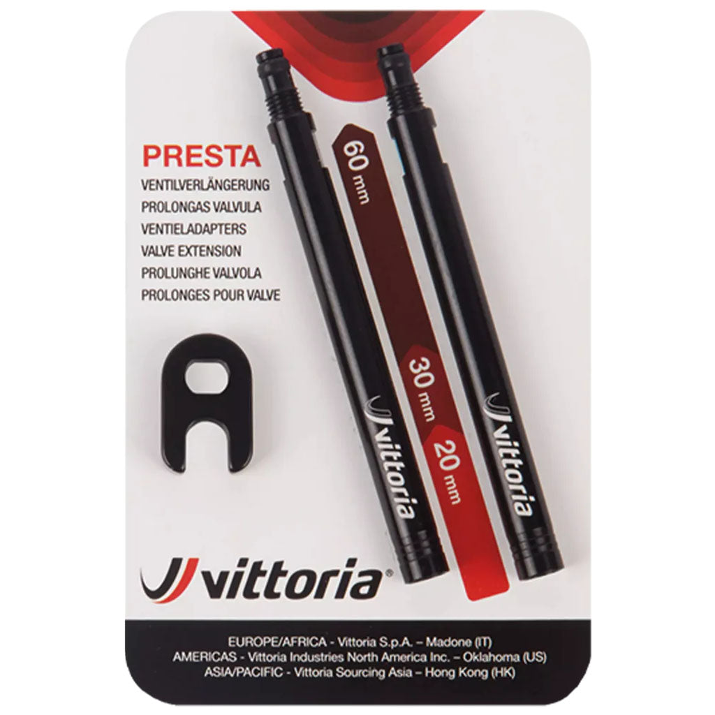 Extensión de válvula Vittoria 60 mm 2 piezas