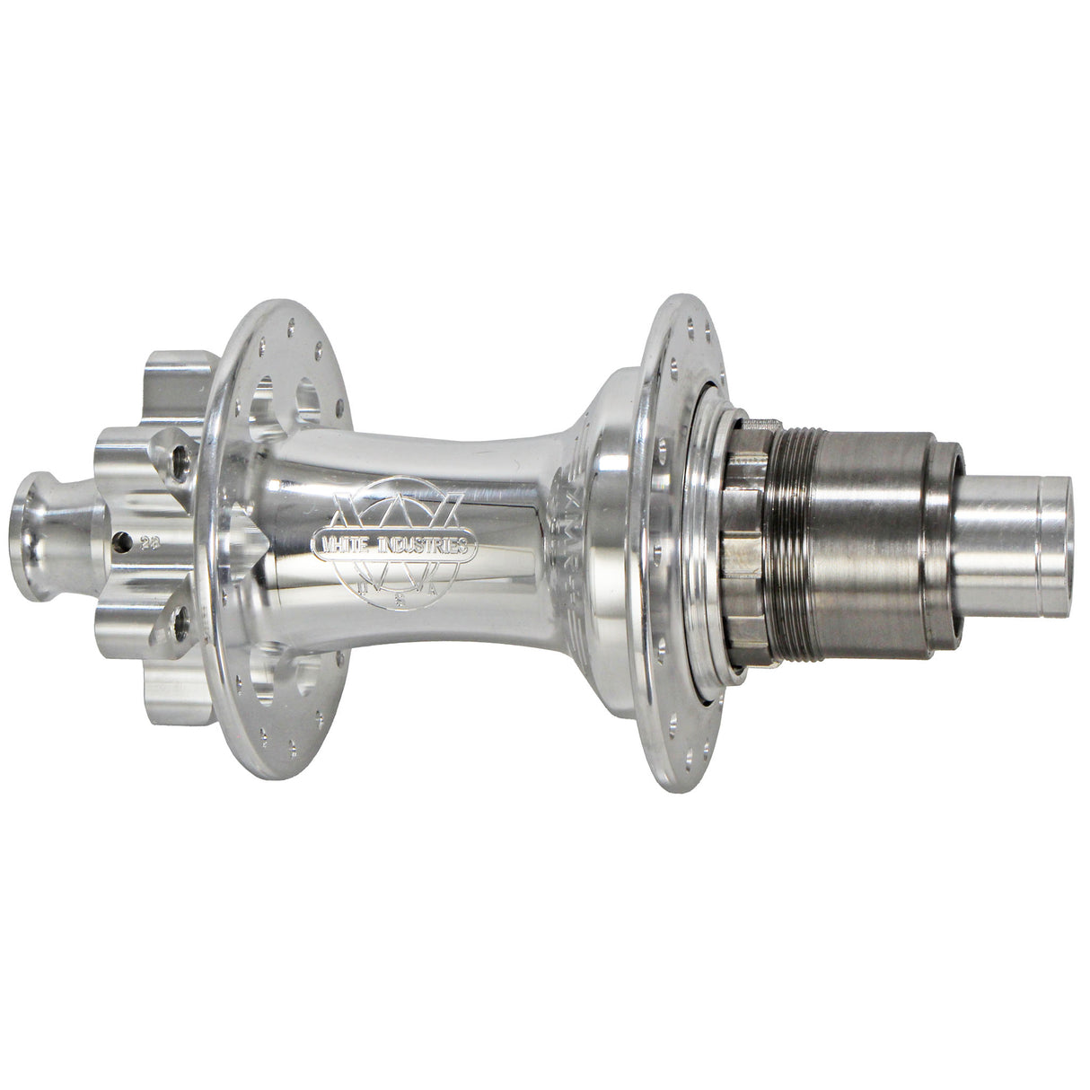 Buje trasero White Industries XMR+ TA 12x148 mm XDR 32 agujeros plateado