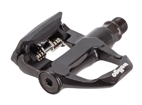 Pedales automáticos Wellgo R096 compatibles con Keo, color negro