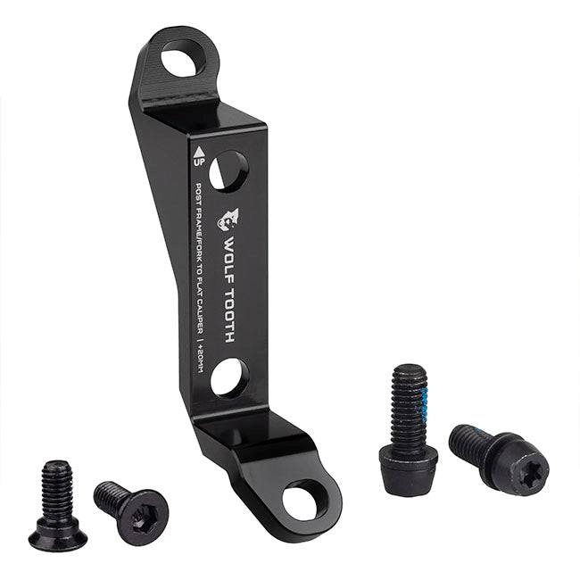 Adaptador de freno de disco Wolf Tooth: montaje de poste a plano +20 mm